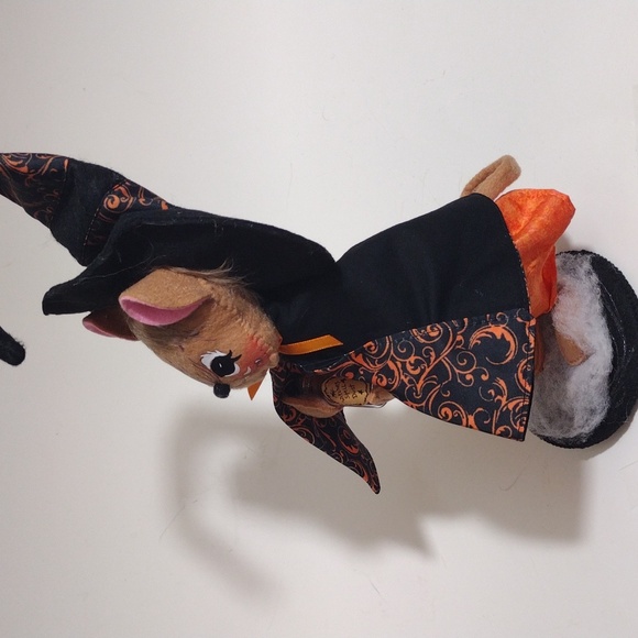 Annalee Halloween Witch Mouse 2017 NWOT - Picture 3 of 7